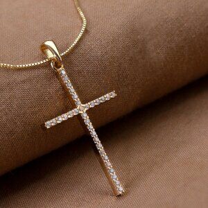 Real 10K Gold Cross Pendant Stamped 10K *Cross Only, No Chain